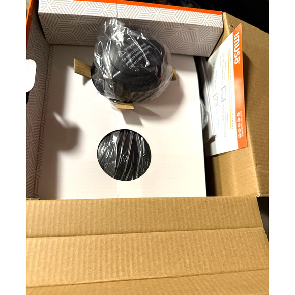 IMUSA 4cup Electric Espresso Cappuccino Maker Black, W/ Frother 800 Watt NEW - Picture 4 of 5